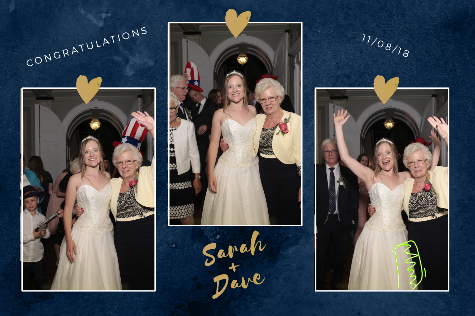Sarah & Dave's Wedding | View more photos from the event at gallery.myphotoboothexperience.co.uk/u/MyPhotoBoothExperienceLtd/Sarah-Daves-Wedding